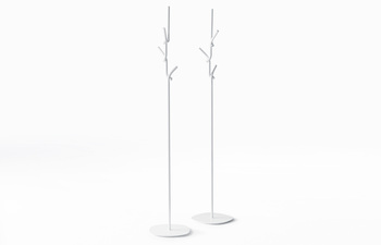 Softer than steel coat stand