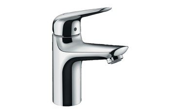 Novus Einhebel-Waschtischmischer 100 LowFlow mit Push-Open Ablaufgarnitur
