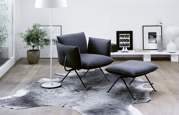 OFFICINA armchair with low couch