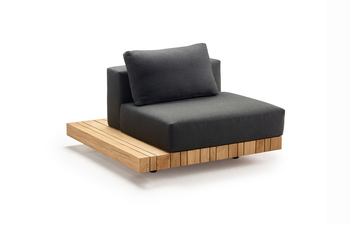 Plateau L-module seat/back + corner table