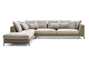 RAY OUTDOOR NATURAL Ecksofa