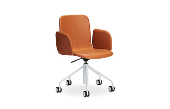 Sola conference chair with swivel base and height adjustment