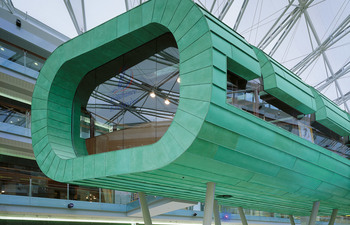 TECU® PATINA, Restaurant 'Villa Arena', Amsterdam, Niederlande