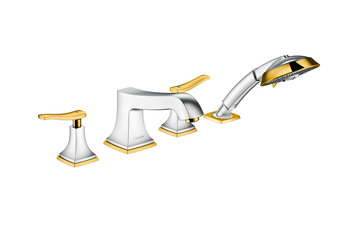 Metropol Classic 4-hole bath mixer lever