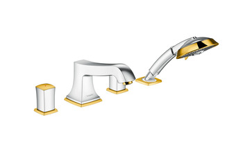 Metropol Classic 4-hole bath mixer zero