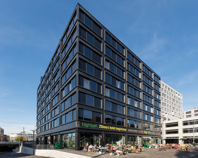 Sitzmöbel von Werner Aisslinger und Rolf Benz in 25hours Hotel Zürich Langstrasse