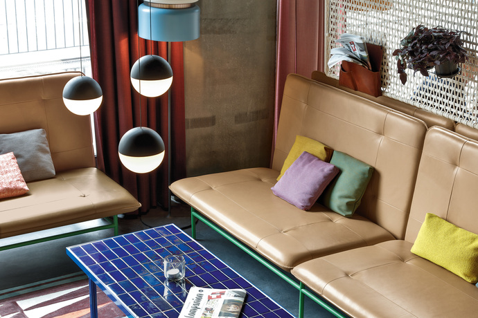 Sitzmöbel von Werner Aisslinger und Rolf Benz in 25hours Hotel Zürich Langstrasse