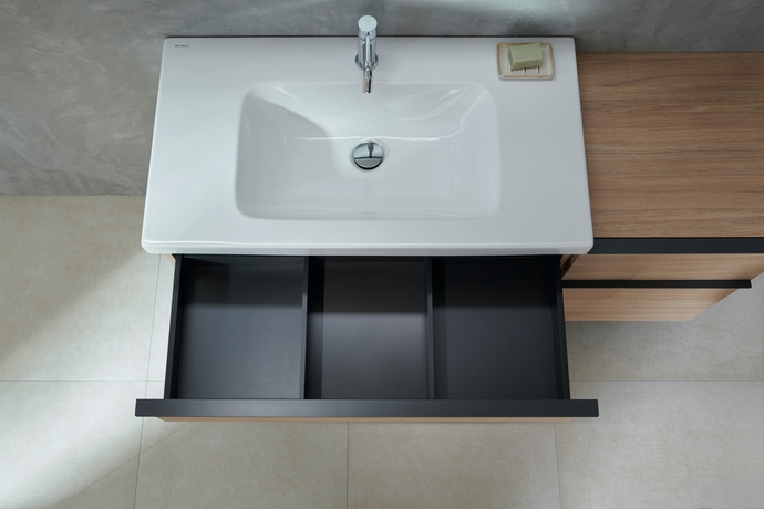 Beinablage der Firma Assuan, Orgatec 2016