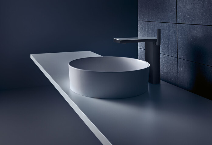 AXOR My Edition Washbasin Faucet Marble Satin Black