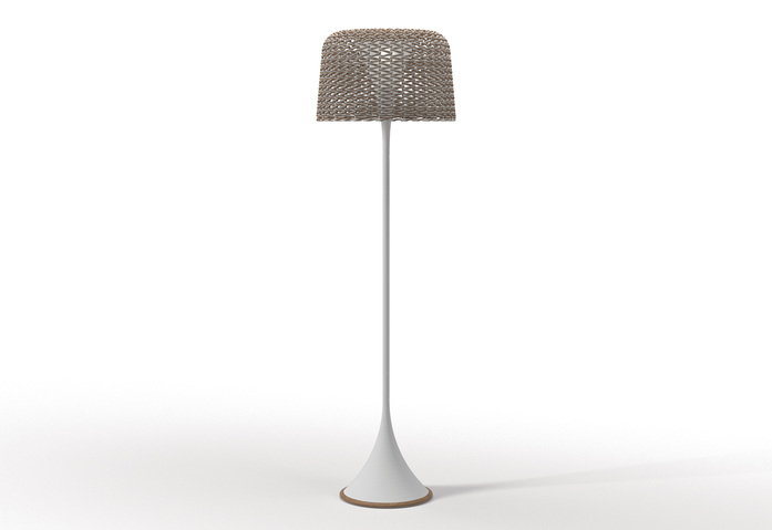Ambient Mesh Tall Lamp White Sorrel
