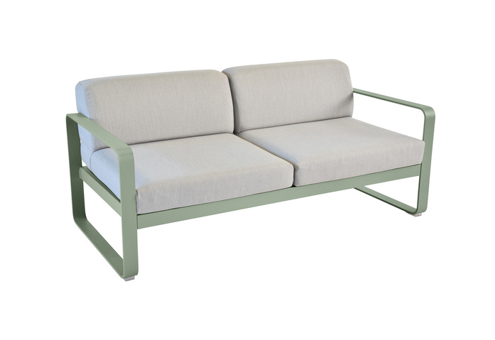 Bellevie Sofa 2 Seated Gris Flanelle Cactus