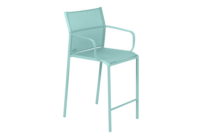Cadiz High Armchair Bleu Lagune