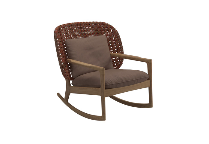 Gloster Kay Low Back Rocking Chair Copper