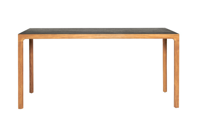 Illum Bar Table Teak Piombo Top