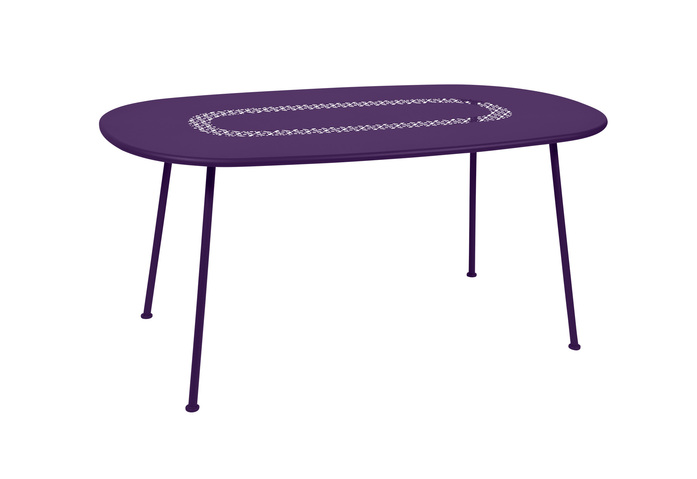 Lorette Table 160X90 Aubergine