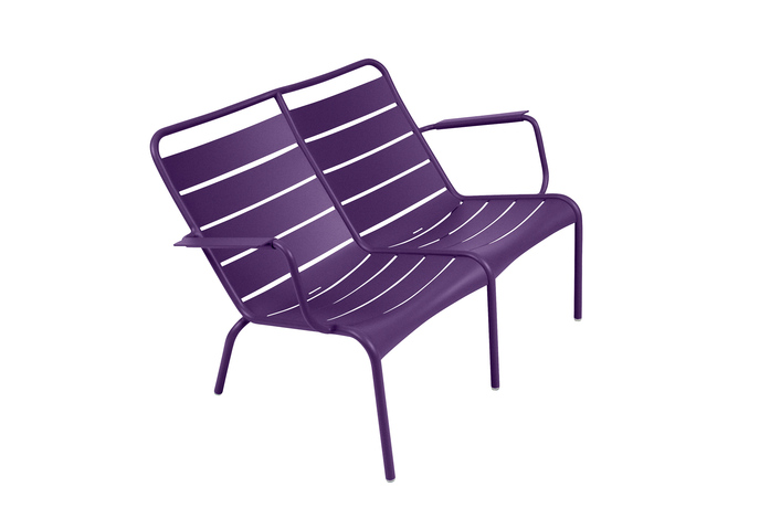 Luxembourg Duo Low Armchair AUBERGINE