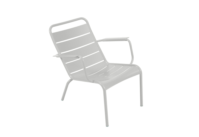 Luxembourg Low Armchair Gris Metal