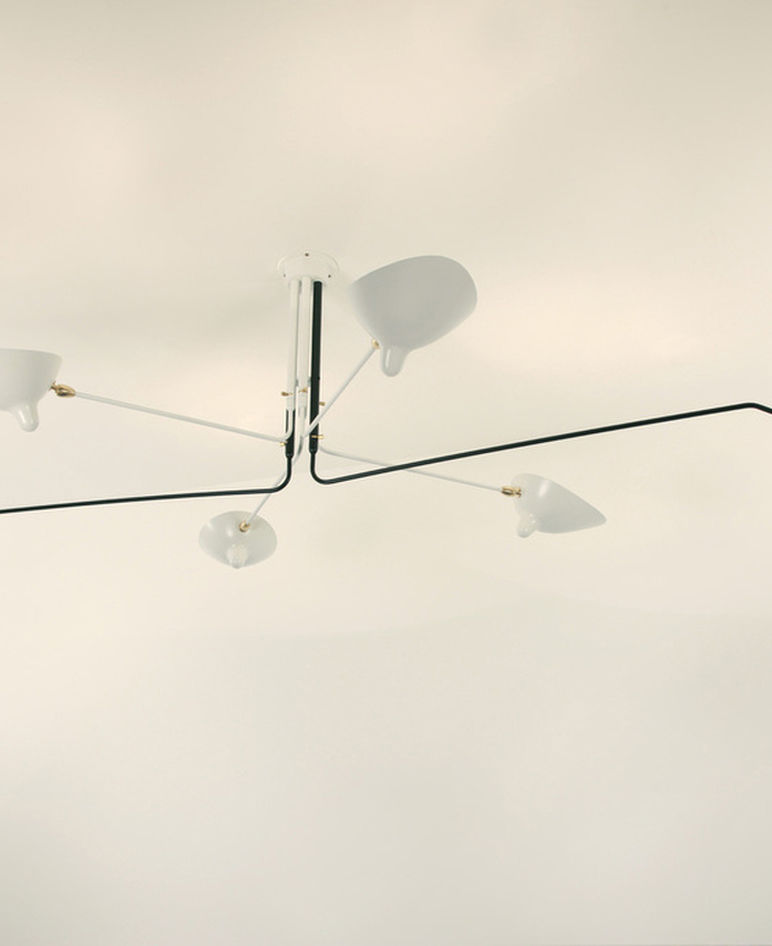 Plafonnier 6 Bras Pivotants 2