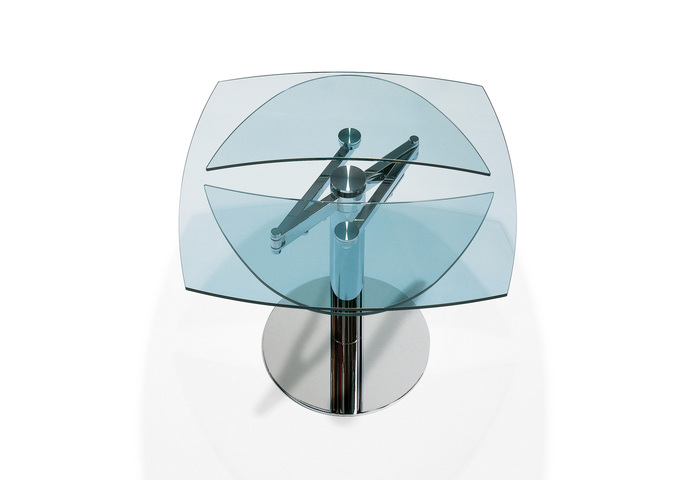 1136 Iii Titan Glas Esstisch Mit Auszug11 33