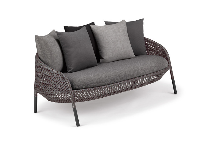 2 Sitzer Deko Graphite 20728