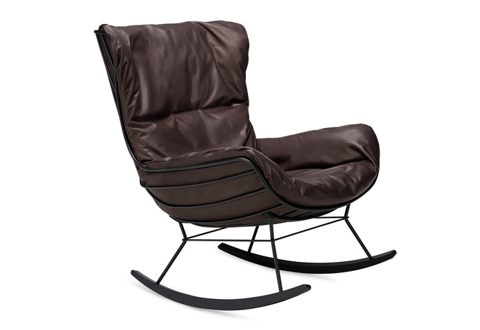 2019 12 04 Leyasol Wingback Rocking Chair Leder Indoor 01
