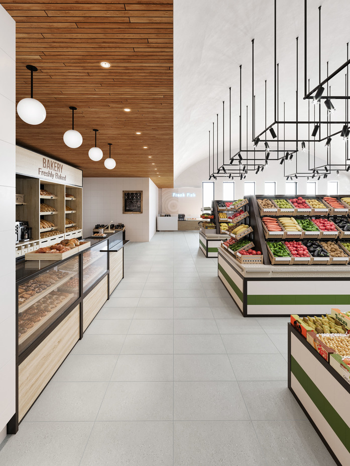 3504 Large Surface Supermarket B