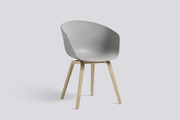 Aac22 Oak Matt Laquer Concrete Grey