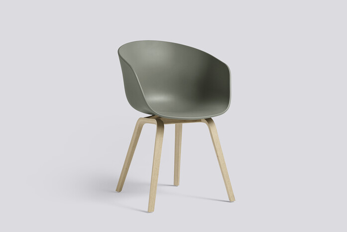 Aac22 Oak Matt Laquer Dusty Green