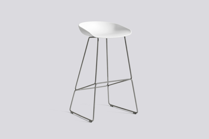 Aas38 H75 Stainless Steel Base White