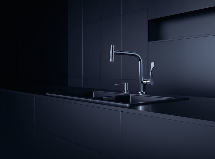 AXOR Citterio Single Lever Kitchen Faucet Pullout Spout Ambiance