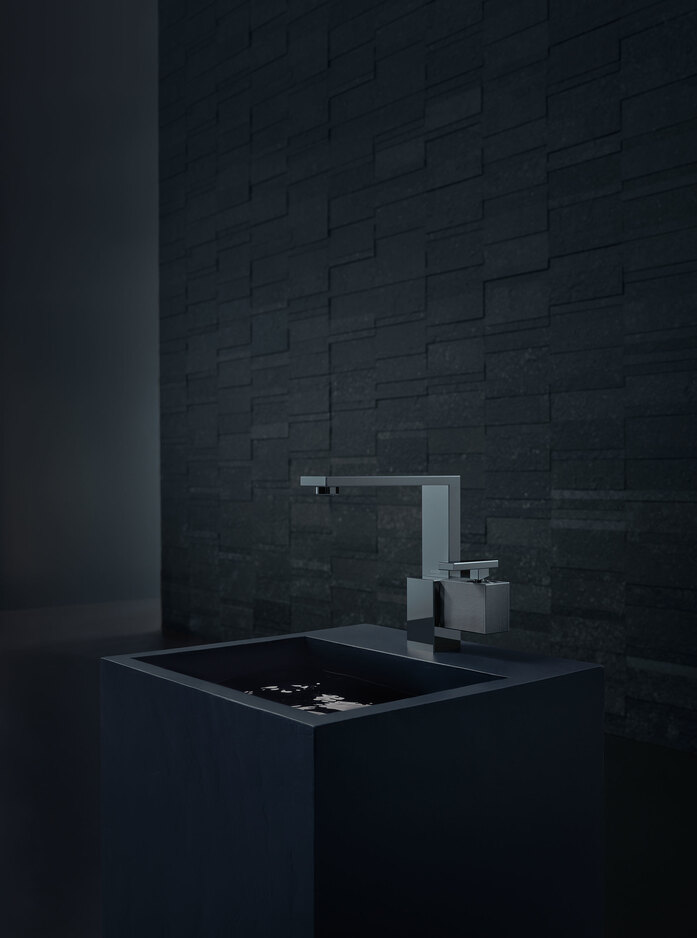 AXOR Edge Washbasin Faucet Structured with Basin