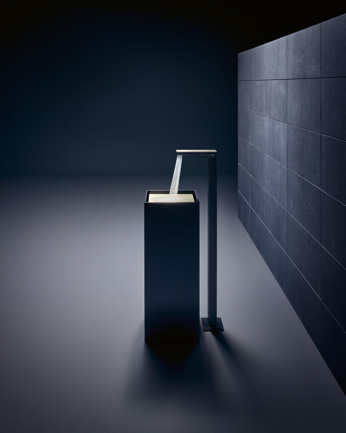 AXOR My Edition Freestanding Washbasin Faucet Brushed Bronze Satin Black