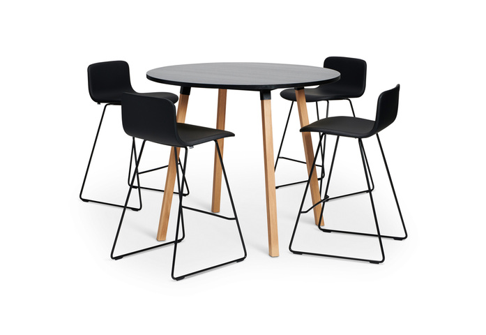 Alku Conference Table Wooden Legs 2