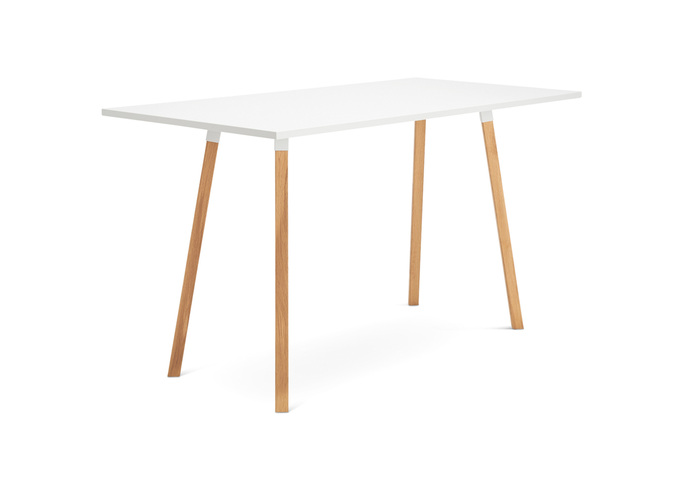 Alku Conference Table Wooden Legs 4