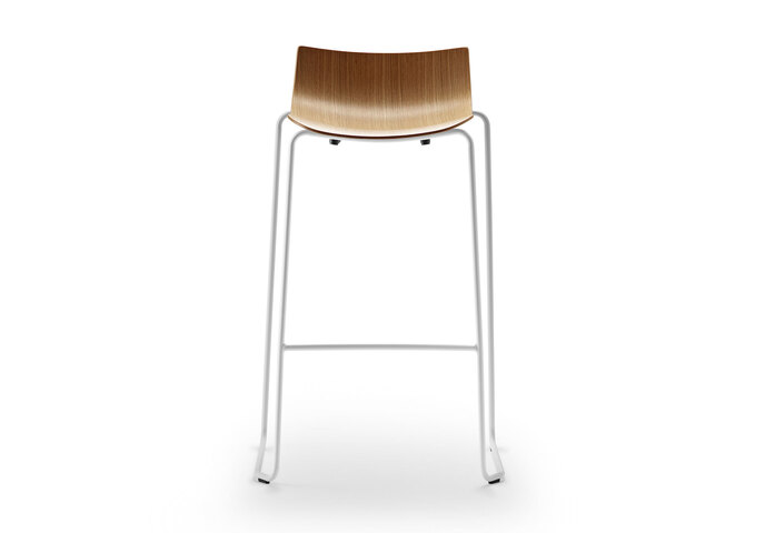 Ascalon Ba004 Preludia Bar Oak White Frame Front