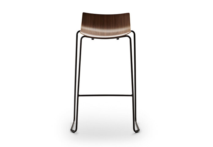 Ascalon Ba004 Preludia Bar Walnut Black Frame Front