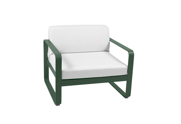 Bellevie Low Armchair Blanc Gris Cedre
