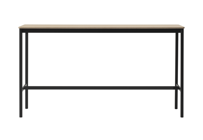 Base High Table 50X190 H105 Oak Veneer Black Front Muuto 5000X5000 Hi Res