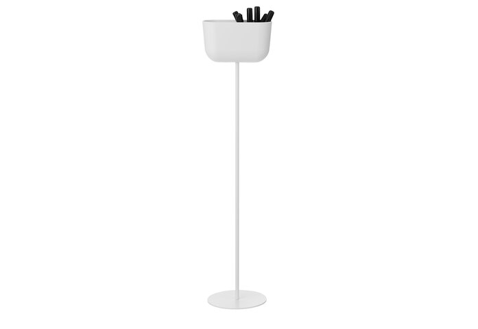 Chat Board Storage Unit Chat Board Storage Unit Floor Stand White 01