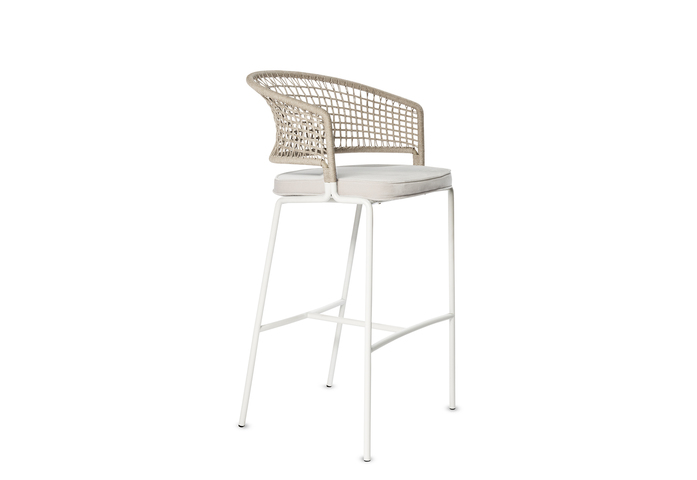 Ctr Barchair White