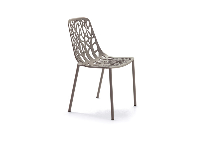 Chair In Painted Aluminium 3