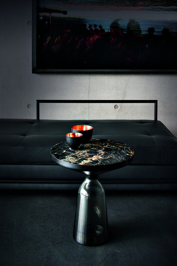 Classi Con Day Bed Bell Side Table Close Shot Photo Hassos