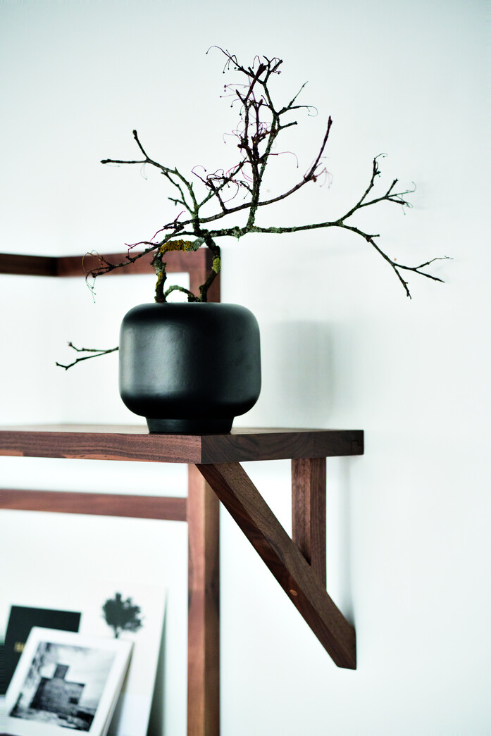 Classi Con Taidgh Shelf B A Walnut Detail Photo Hassos
