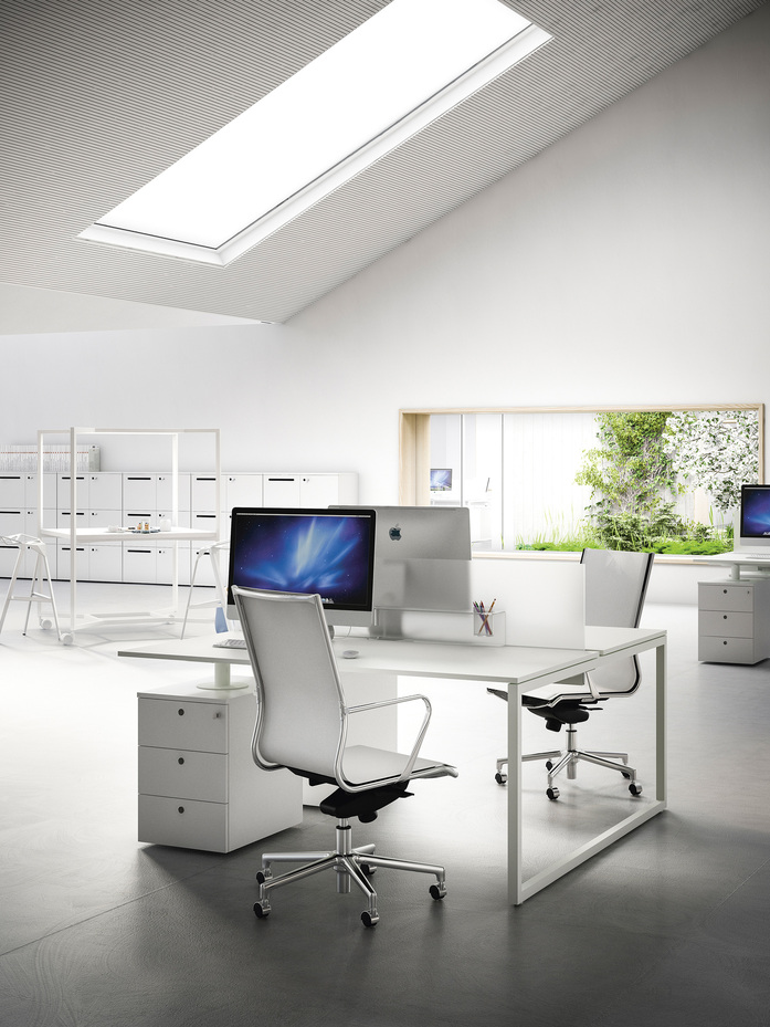 Desk With Screen Framework 2 0 Fantoni
