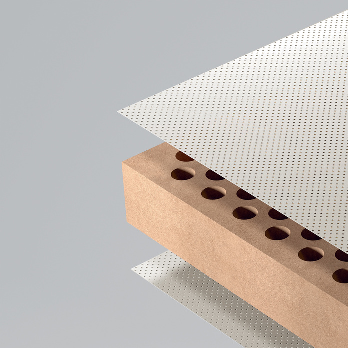 Detail Sound Absorbing Doors Quaranta 5 Fantoni