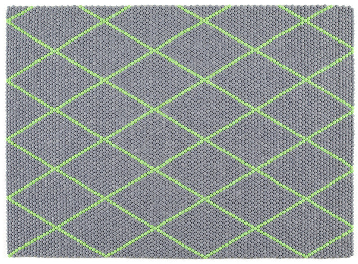 Dot Carpet Electric Green 150X200