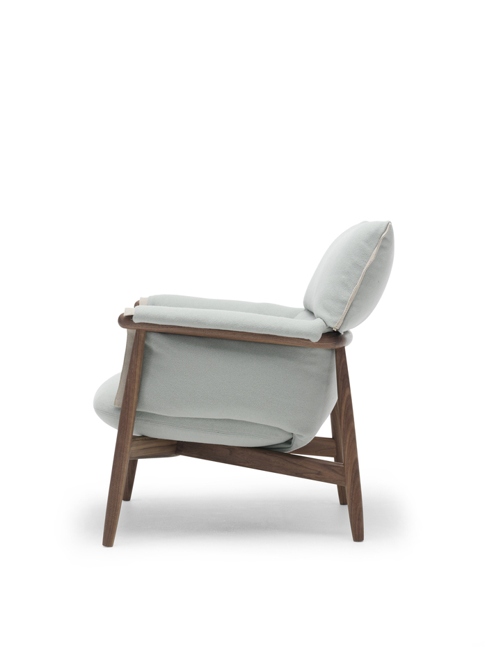 Eoos E015 Lounge Walnut Fabric Back
