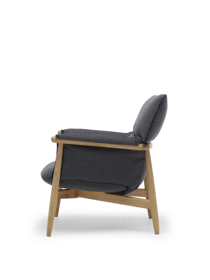 Eoos E015 Lounge Fs Oak Fabric Back