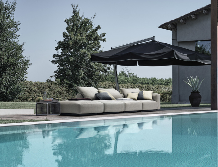 Flexform Grandemare Outdoor Sofa Lifestyle Image