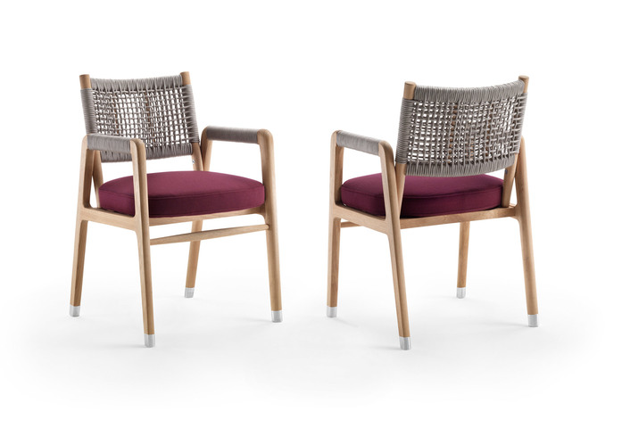 Flexform Ortigia Outdoor Dining Armchair 5